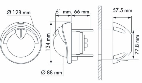 Bussola PLASTIMO MINICONTEST nera